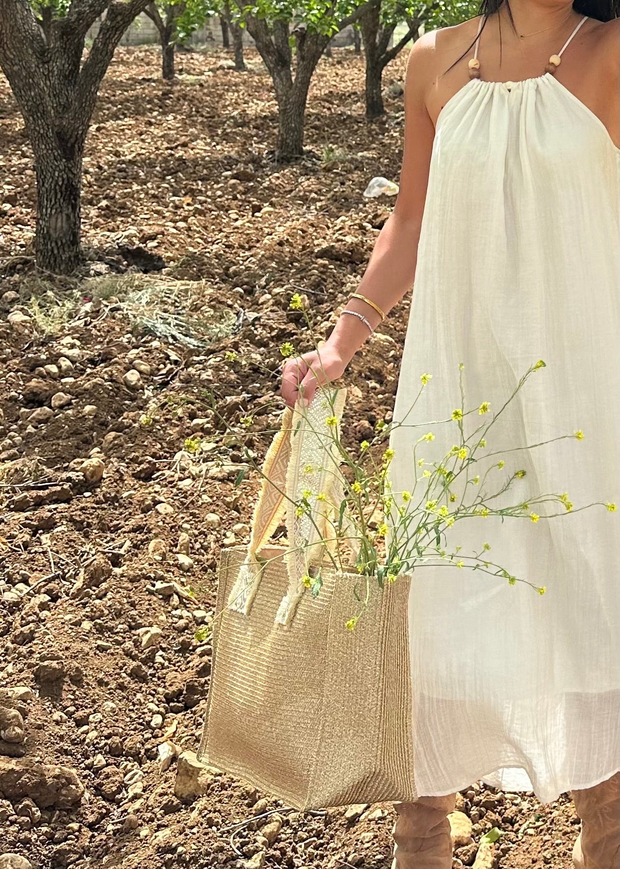 Elinda Straw Bag