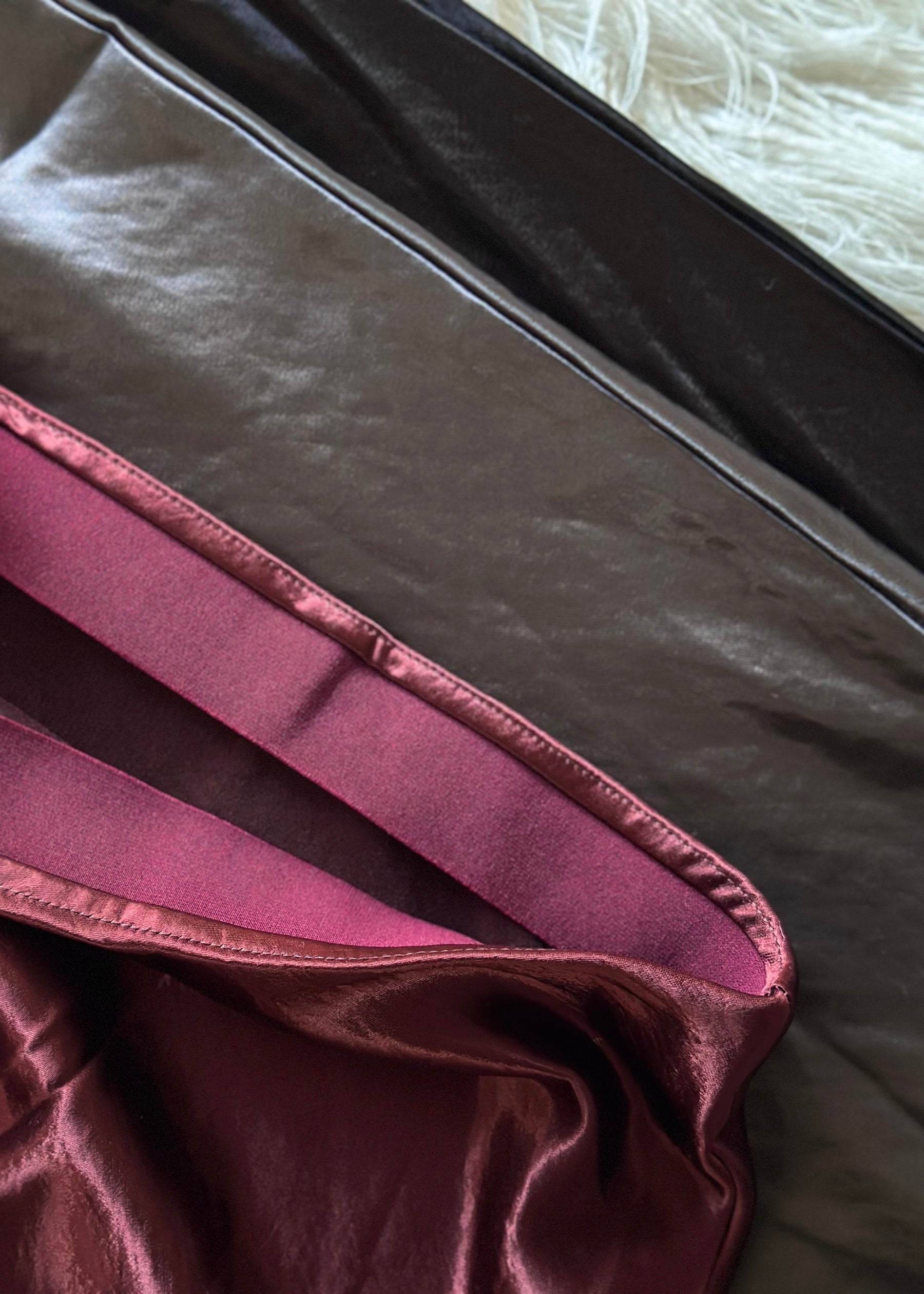Syma Satin Maxi Skirt