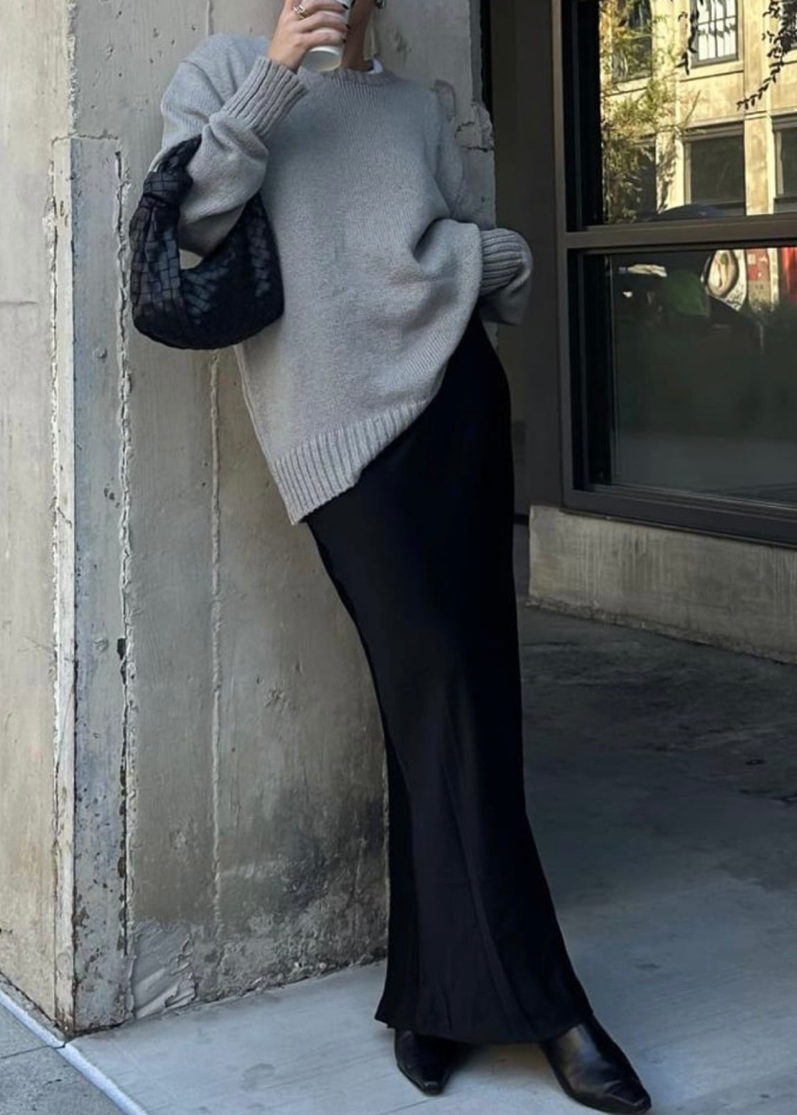 Syma Satin Maxi Skirt