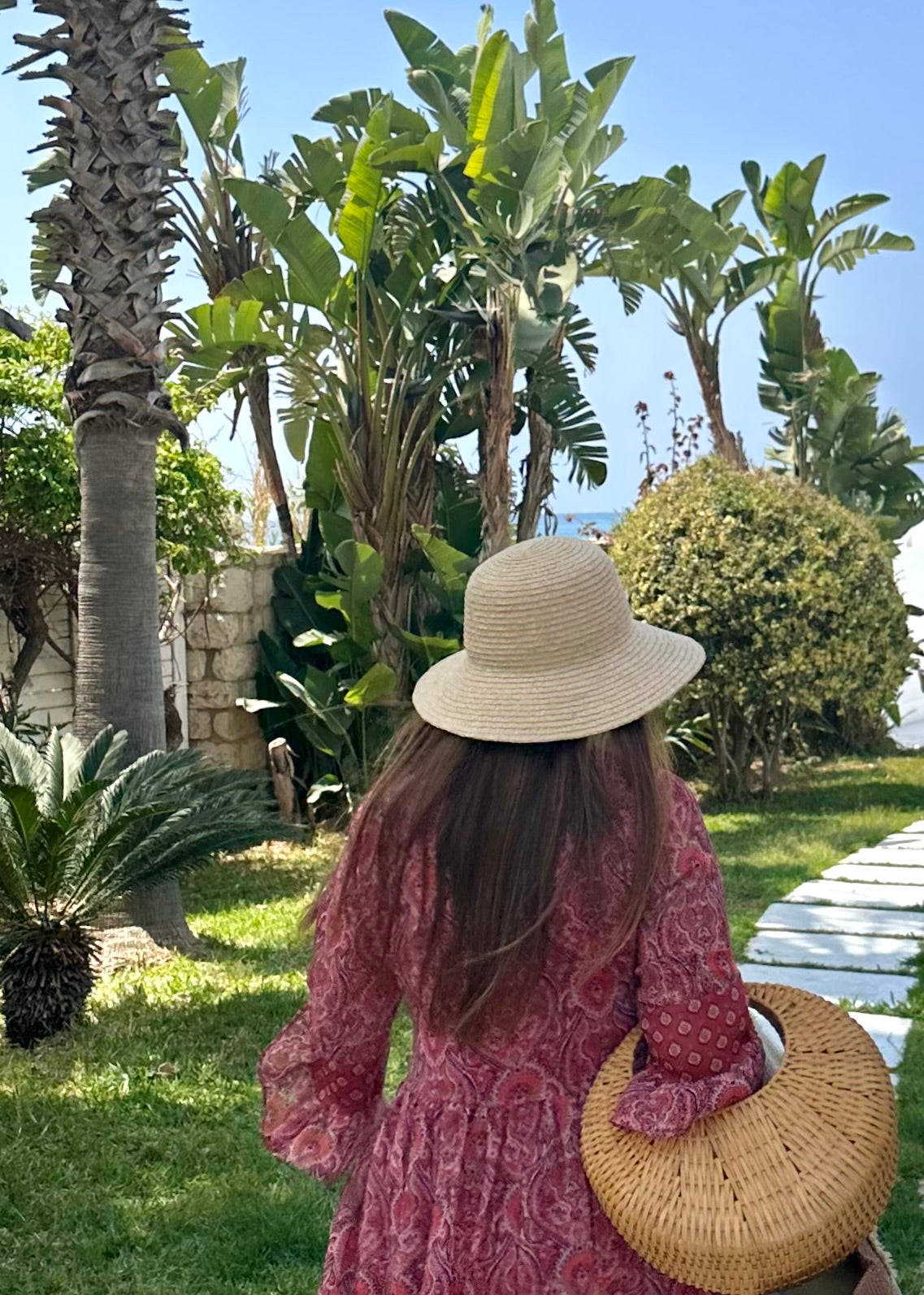 Rhea Straw Bucket Hat