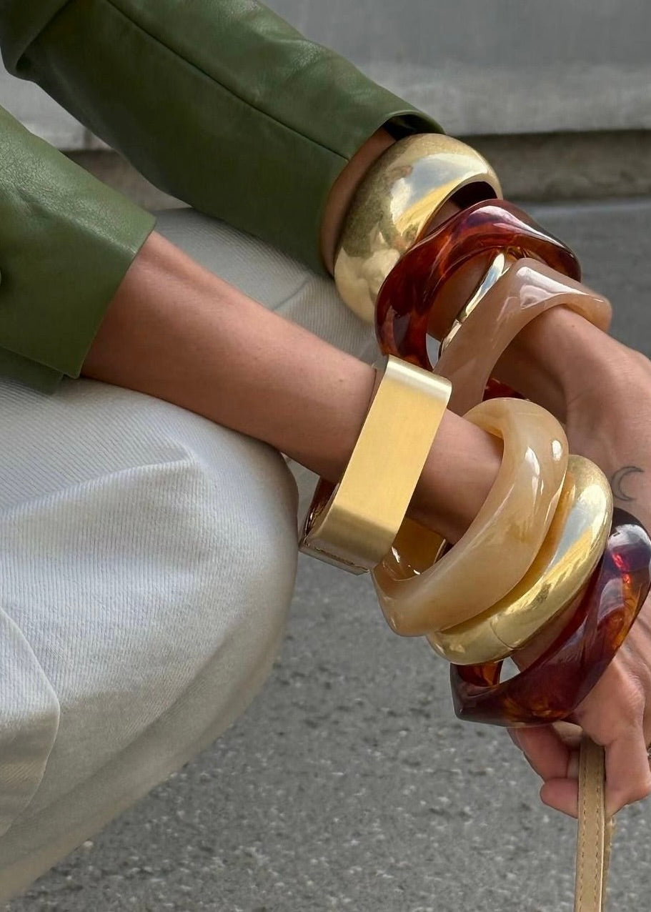 Caramel Swirl Bangles