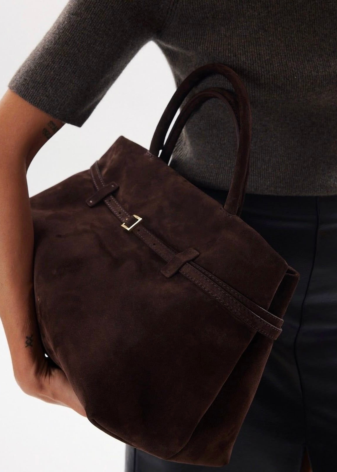 Soraya Velvet Suede Bag