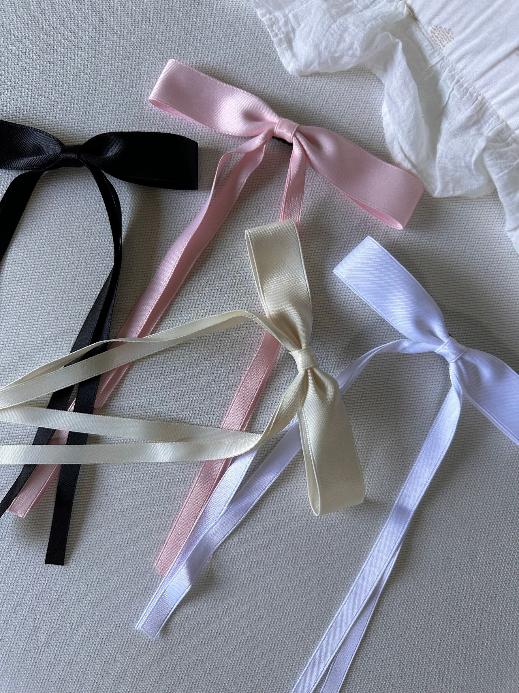 Stacie Silk Bow Hair Clip