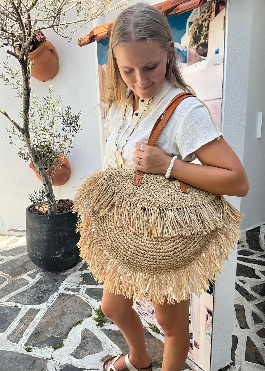 Soleil Straw Bag