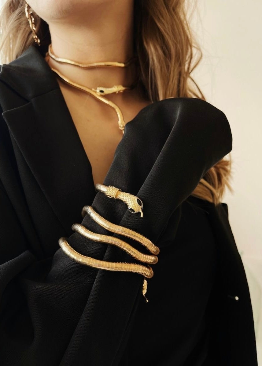 Loulwa Snake Bracelet/Necklace