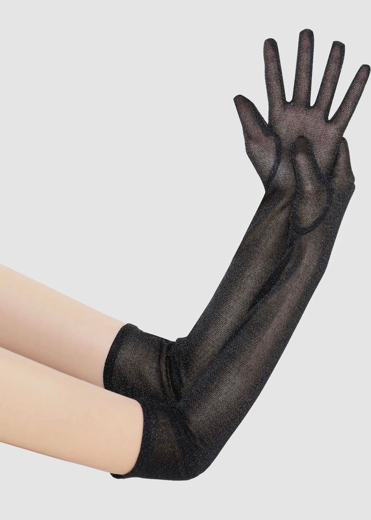 Daisy Shimmer Sheer Gloves