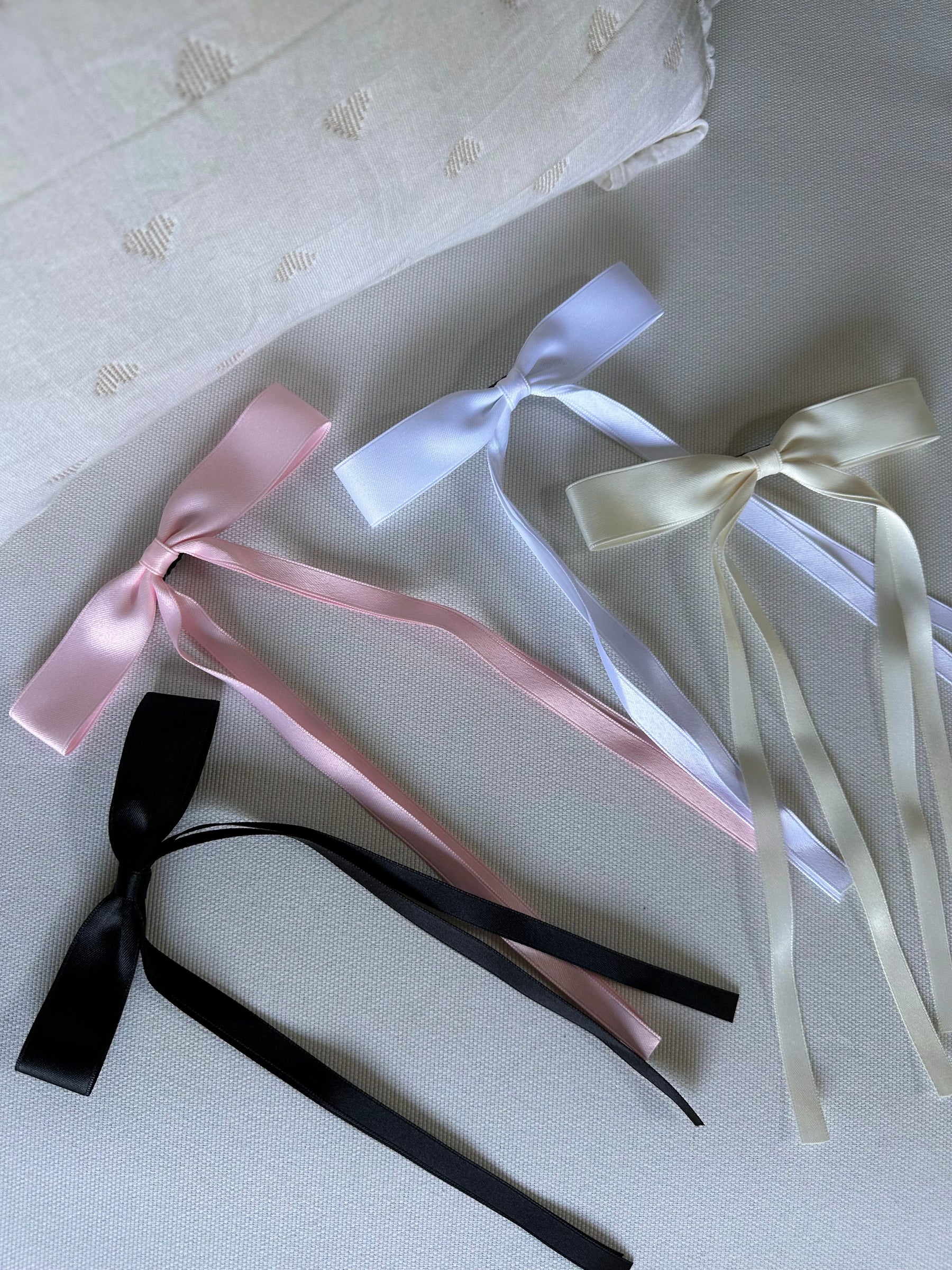 Stacie Silk Bow Hair Clip
