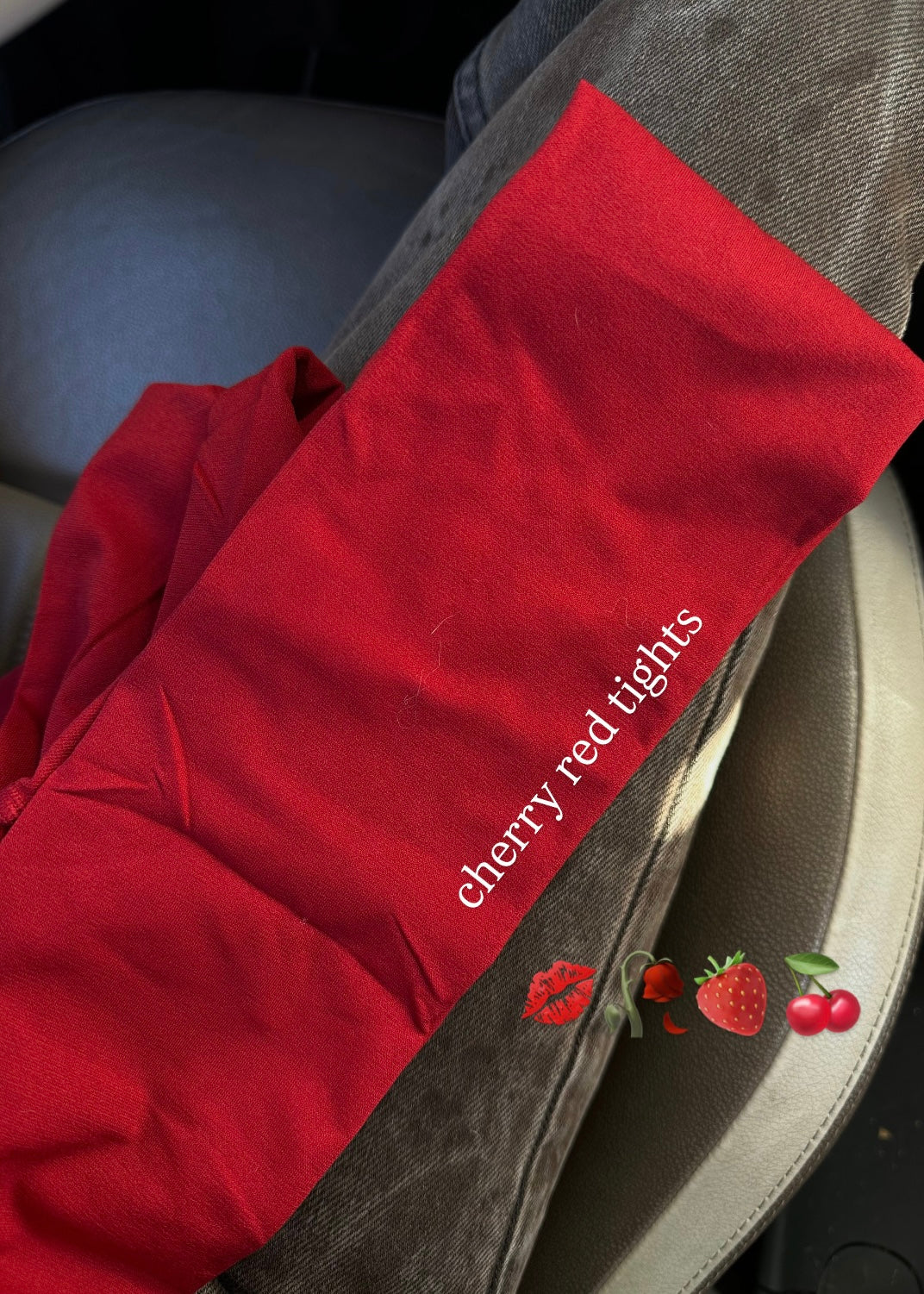 Cherry Red Tights π