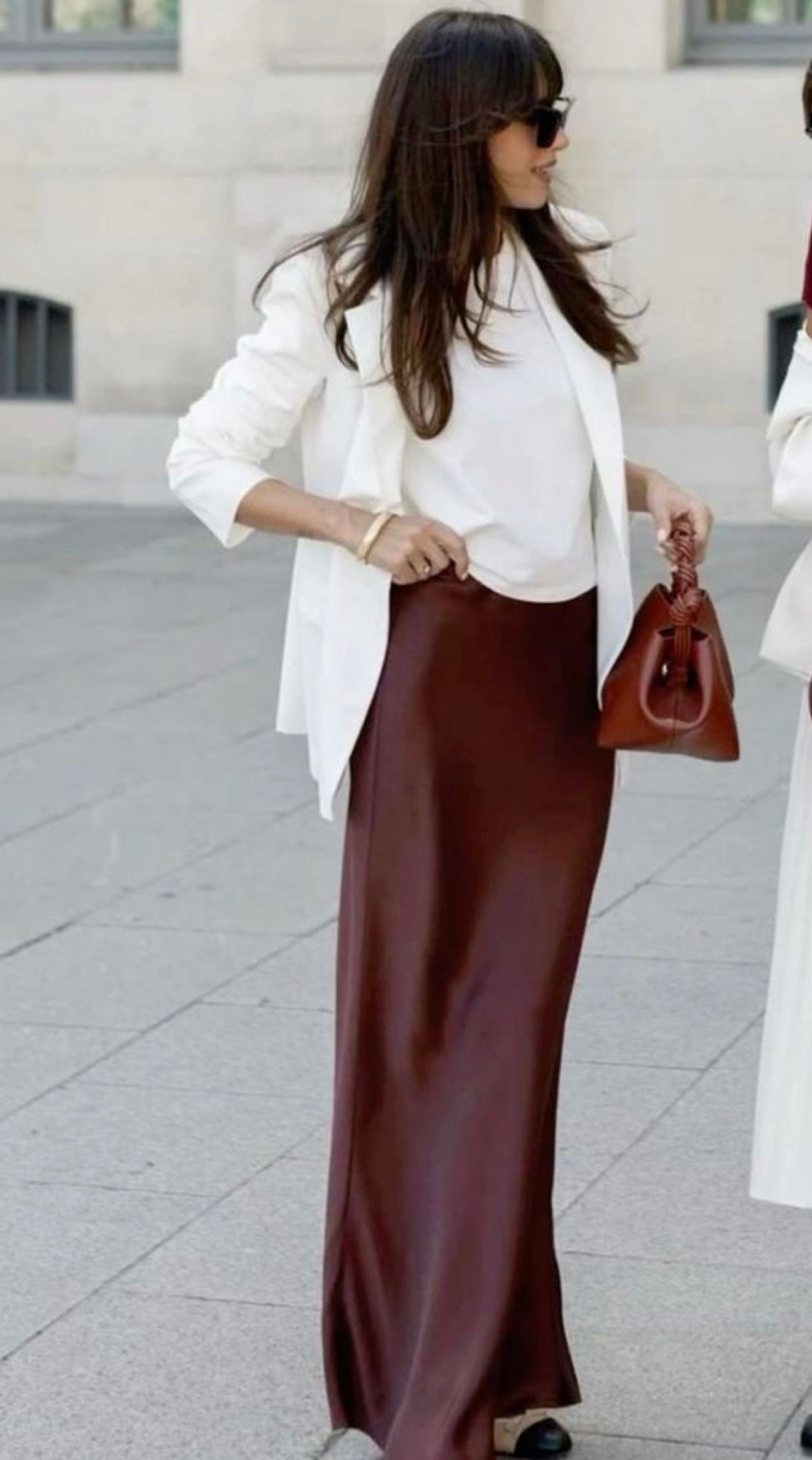 Syma Satin Maxi Skirt