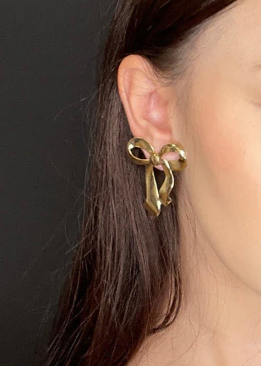 Dainty Bow Earrings