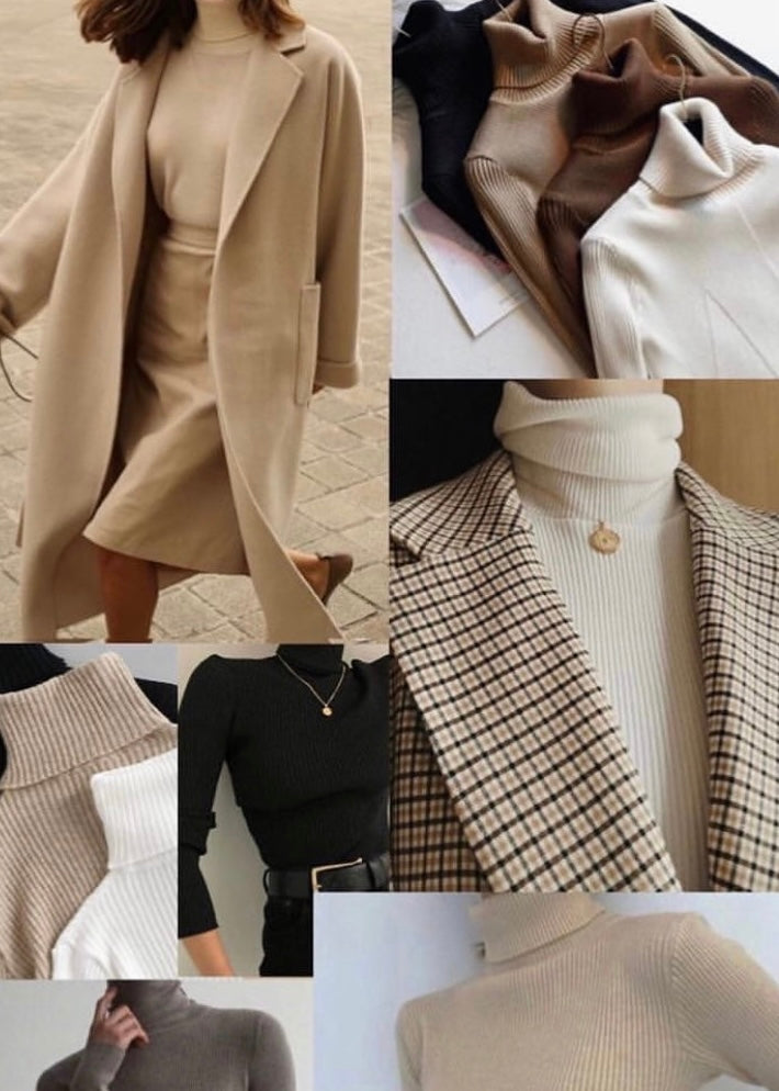 Nina Thick Ribbed Turtleneck