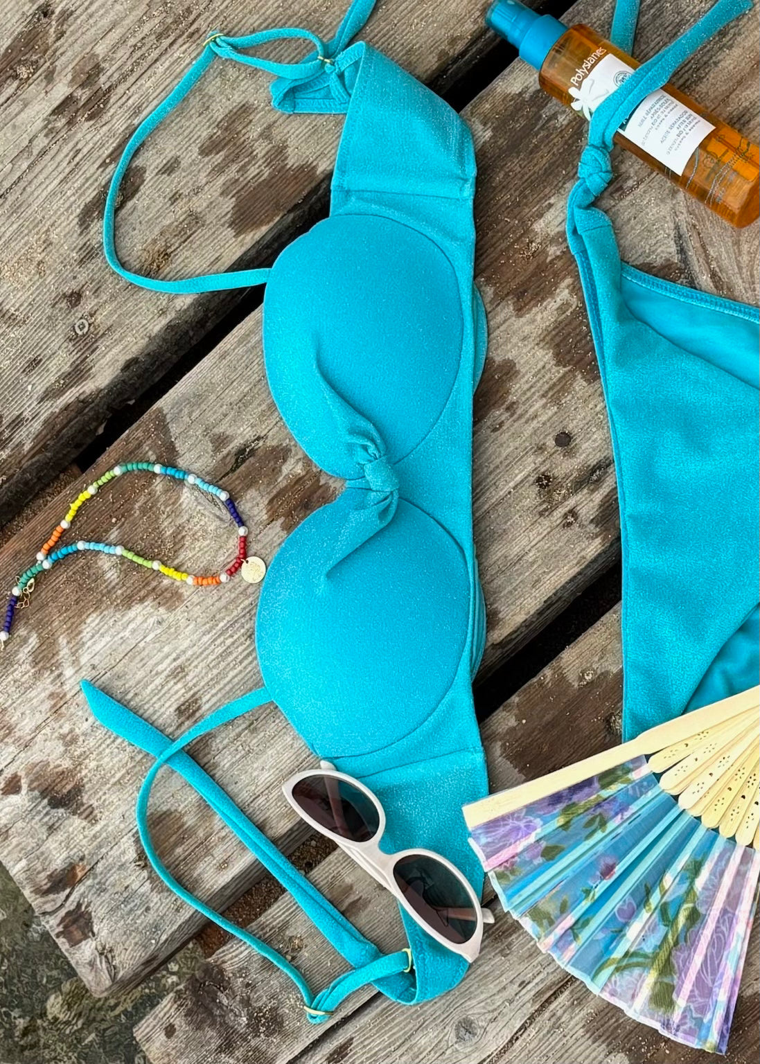 Aqua Two Piece Swimsuit