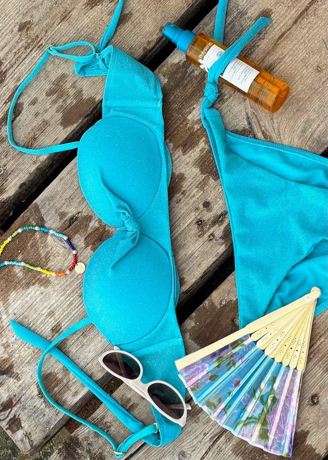 Aqua Two Piece Swimsuit