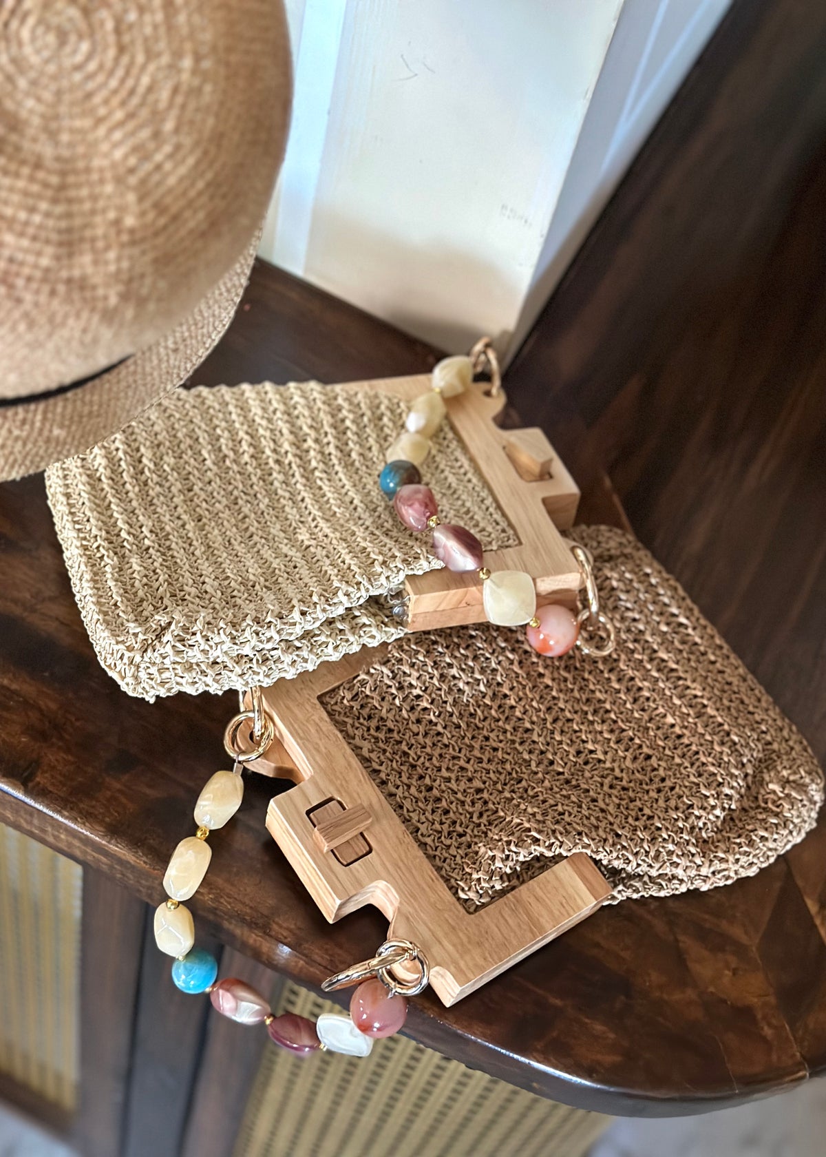 Mirabelle Straw Bag