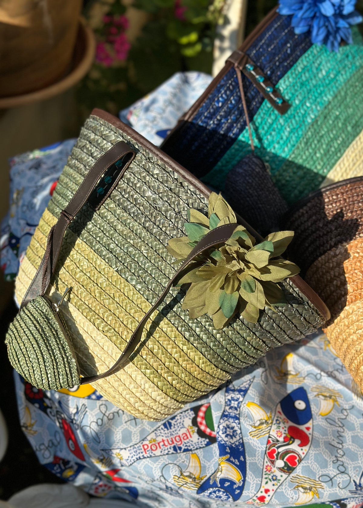 Isaline Straw Bag