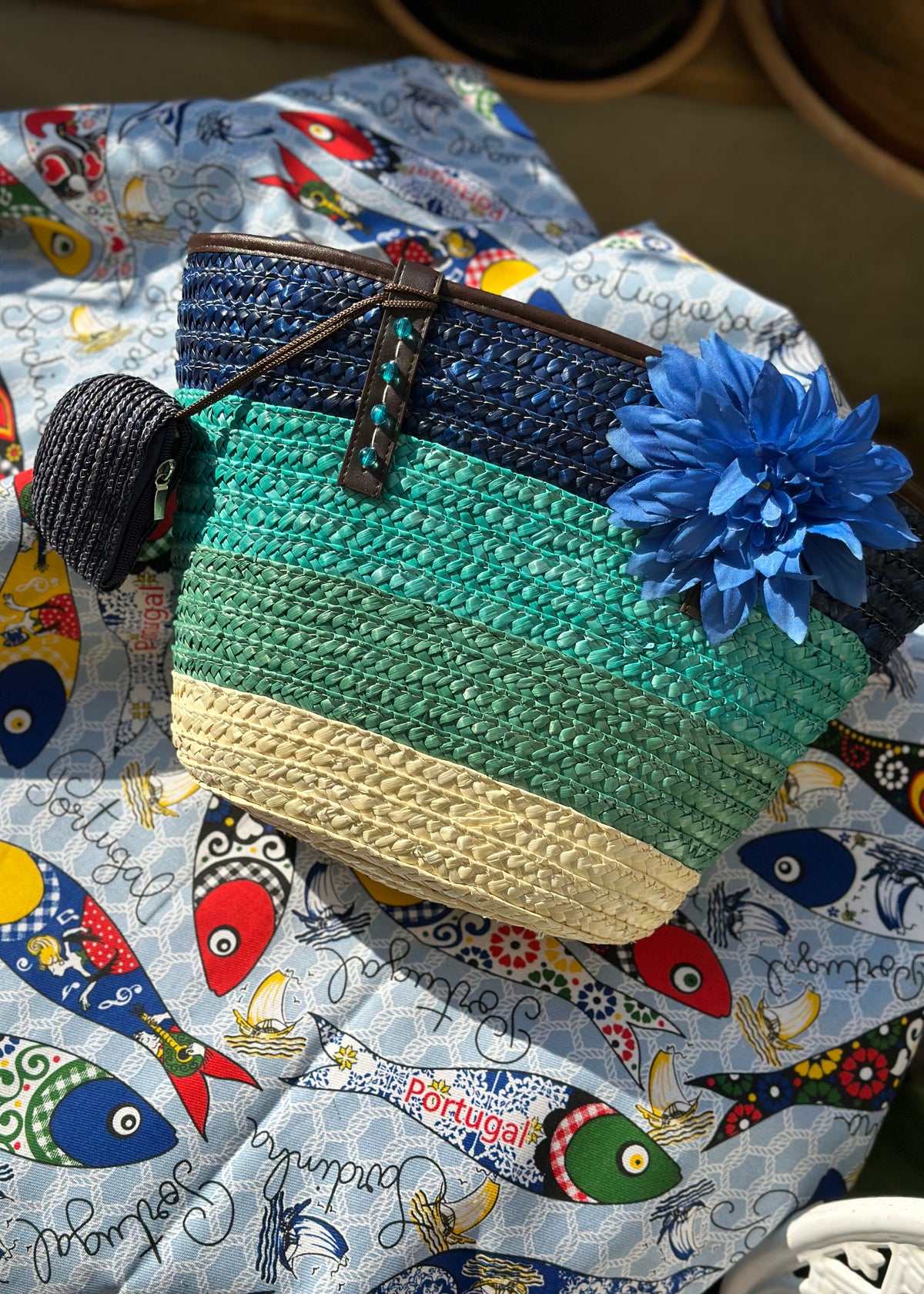 Delphine Straw Bag