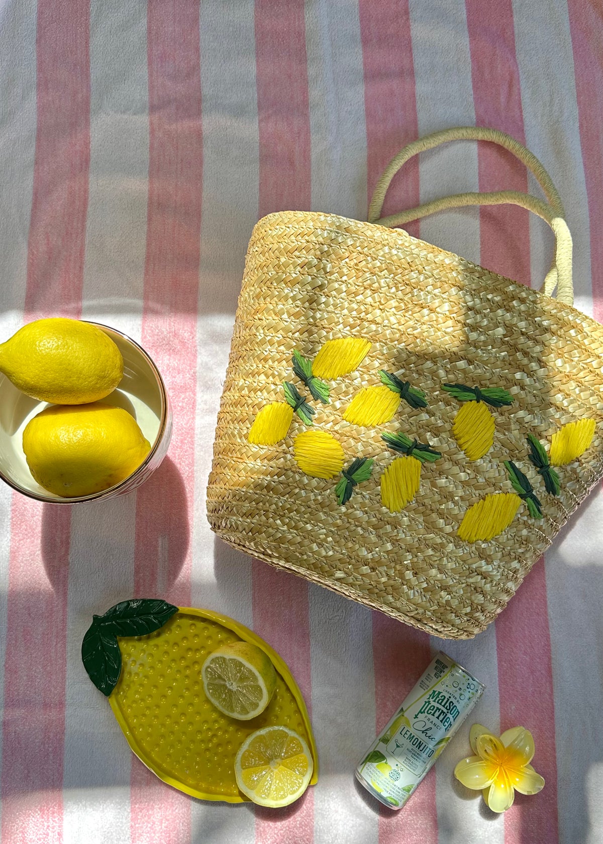 Leonora Straw Bag