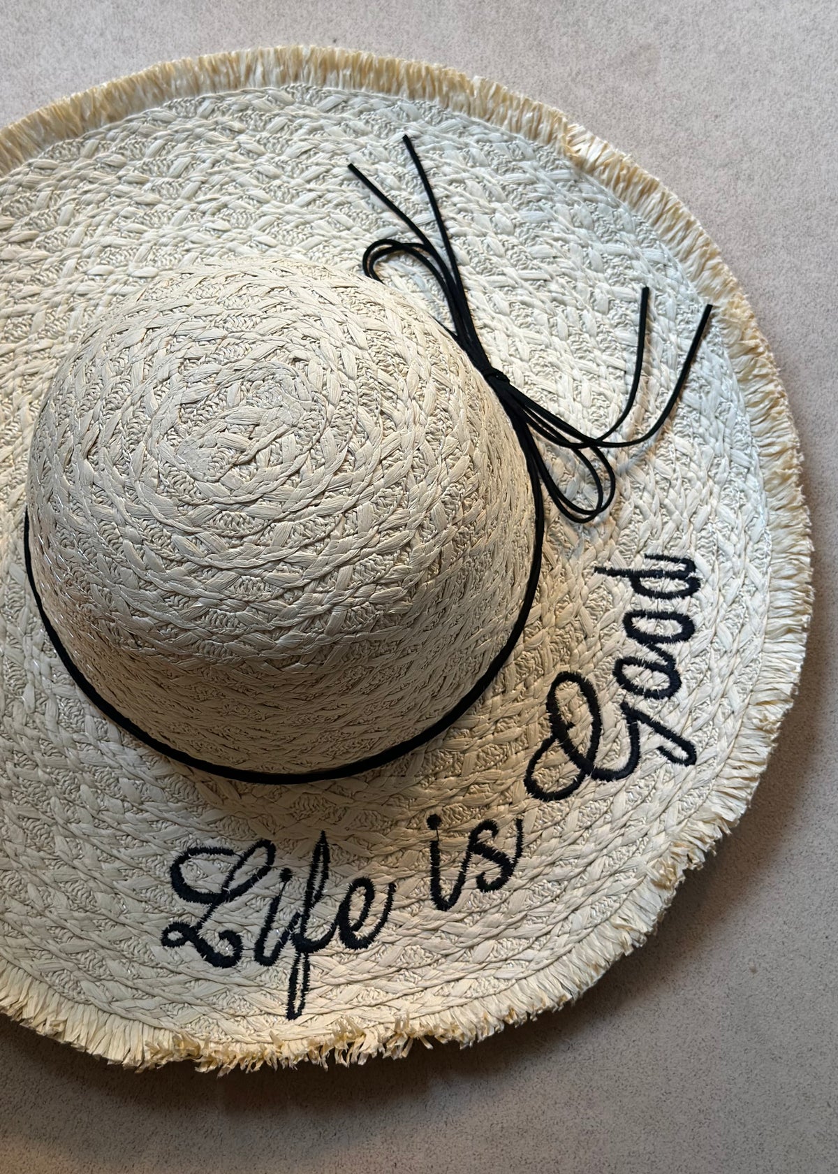 Life is Good Straw Hat