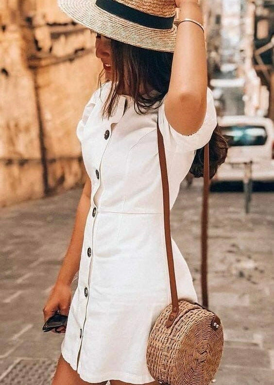 Leslie Straw Bag