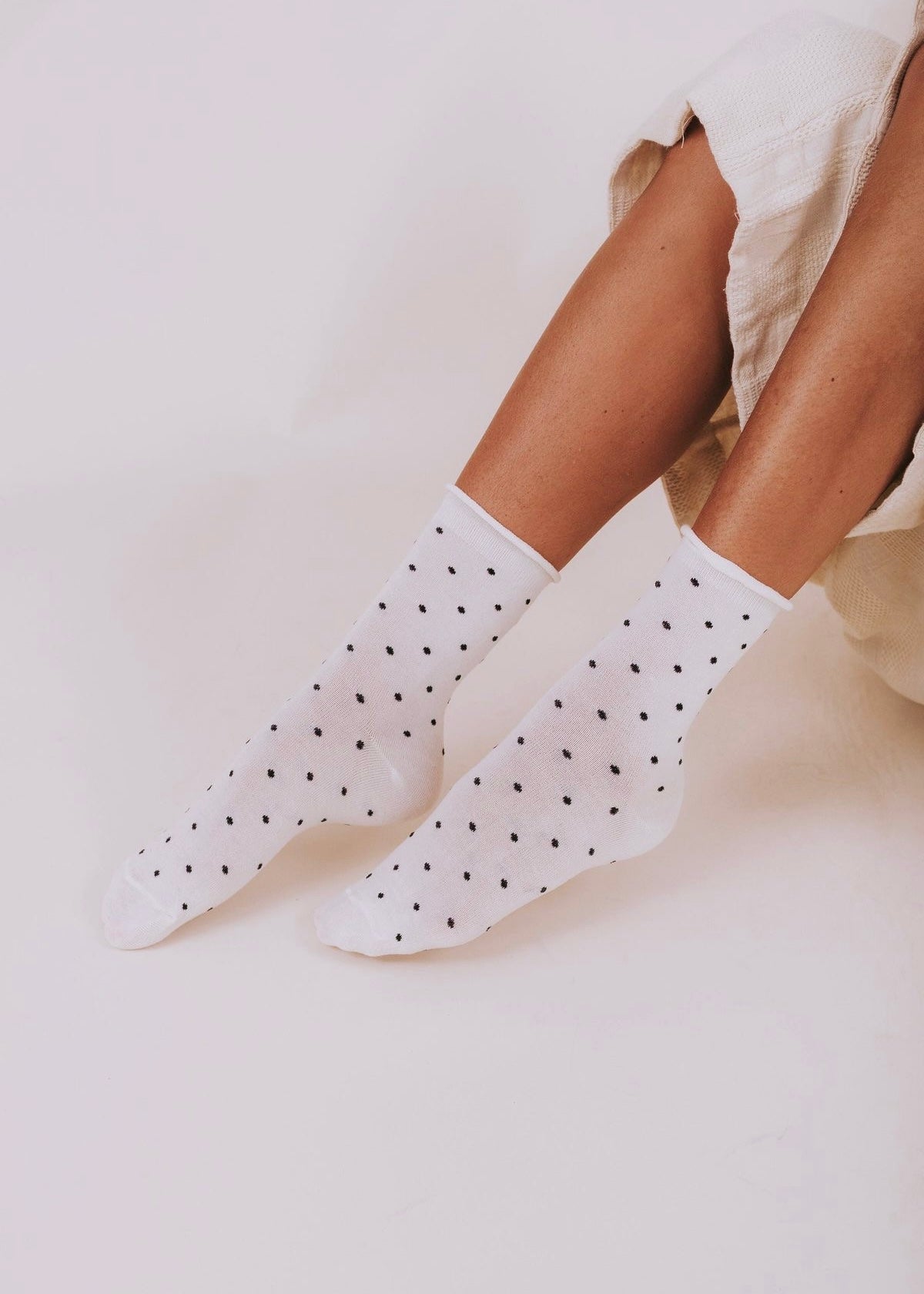 Polka Dot Shorty Socks