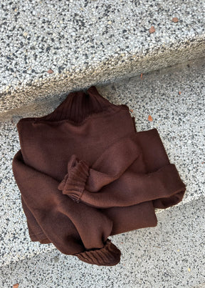 Chocolate Brown Knit