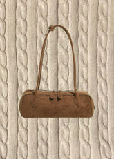 Nola Almond Suede Bag