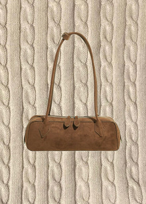 Nola Almond Suede Bag