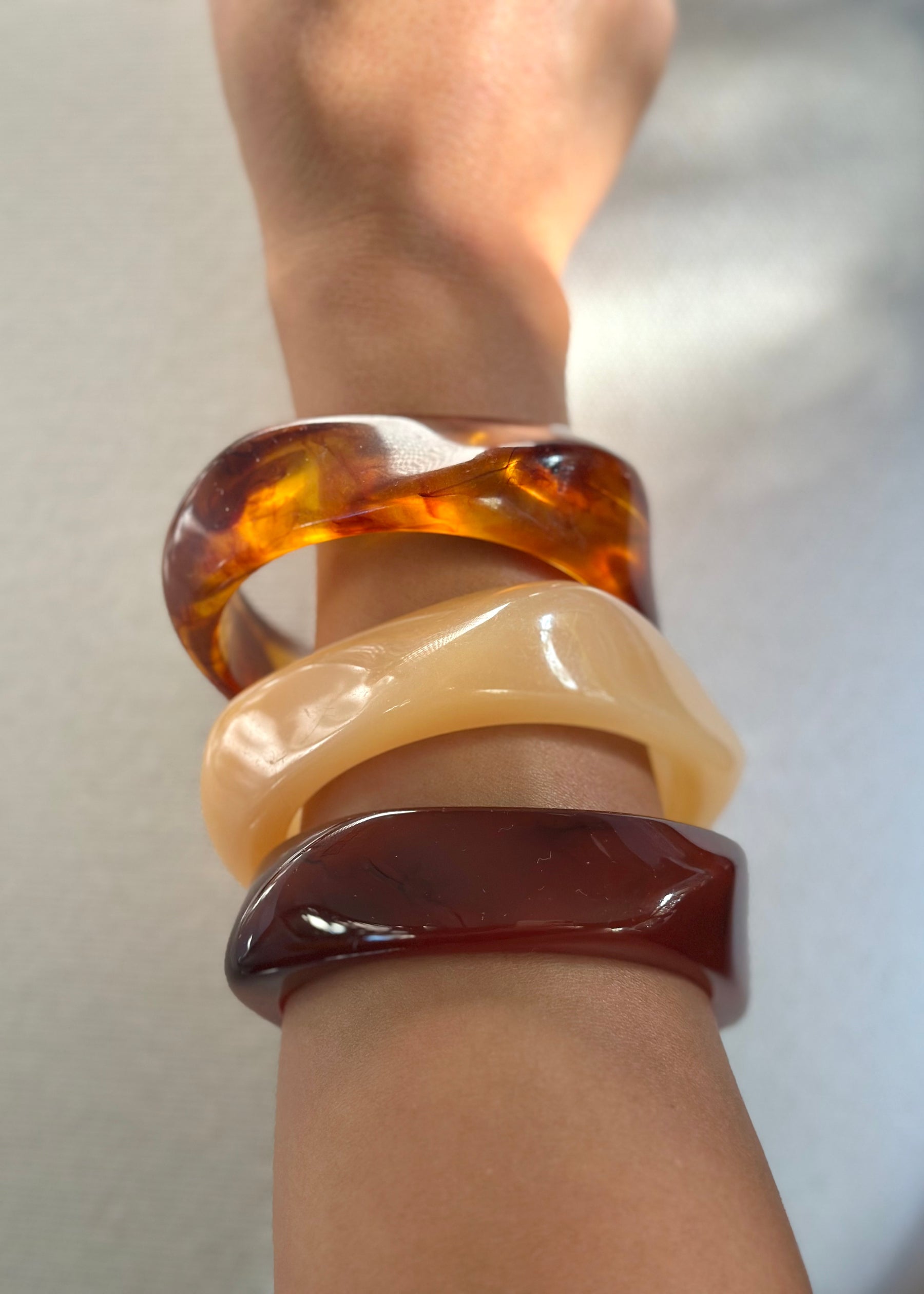 Caramel Swirl Bangles