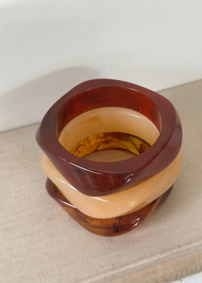 Caramel Swirl Bangles