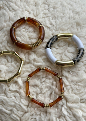 Mel Leopard Bangles