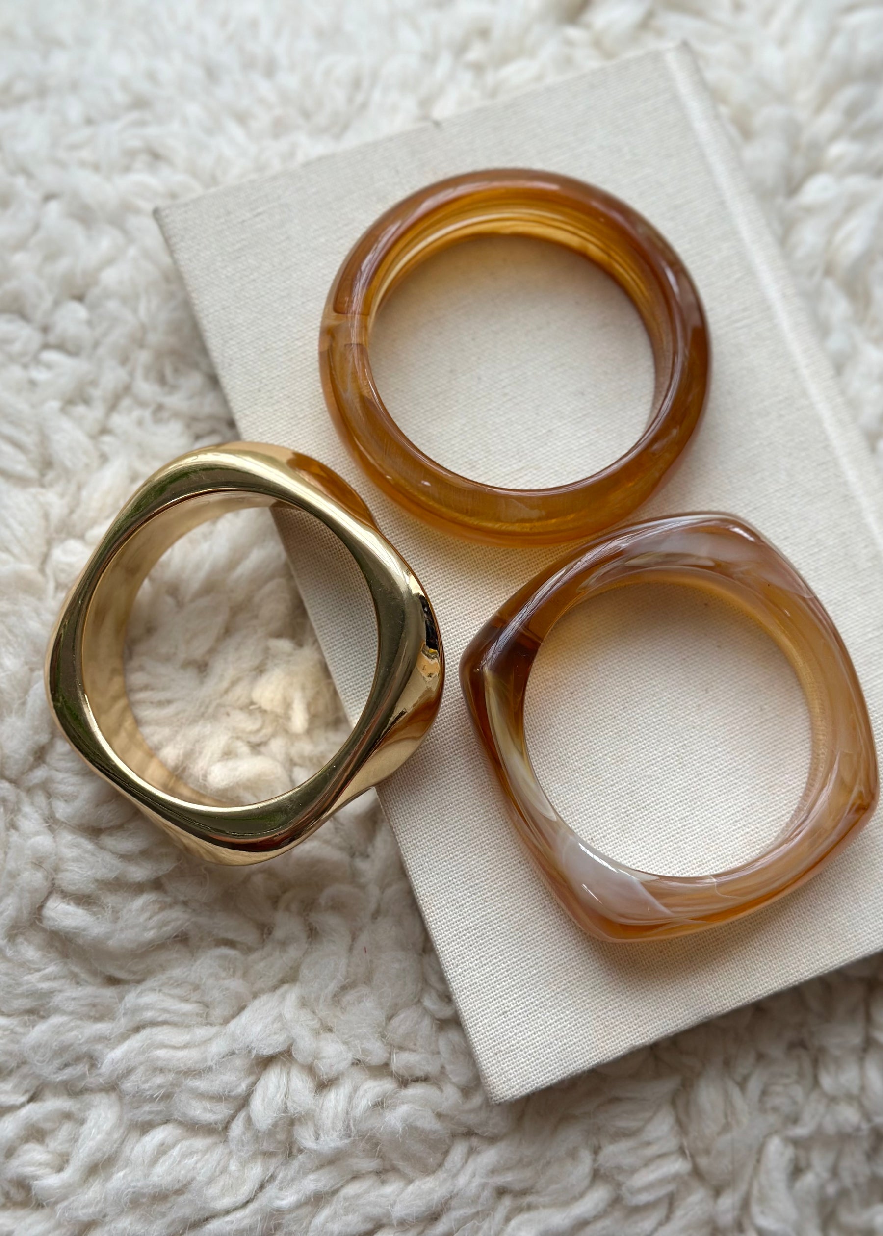 Caramel Swirl Bangles