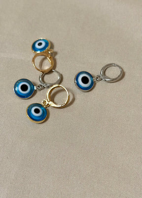 Evil Eye Hoops