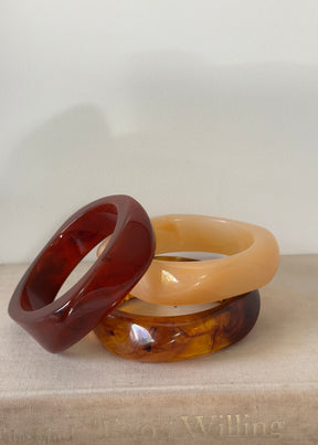 Caramel Swirl Bangles