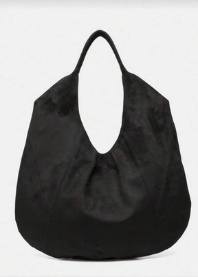 Carmella Mocha Suede Bag