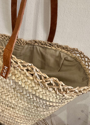 Nina Straw Basket Bag