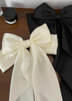 Lucie Silk Bow Hair Clip