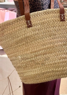 Beatrice Straw Basket Bag