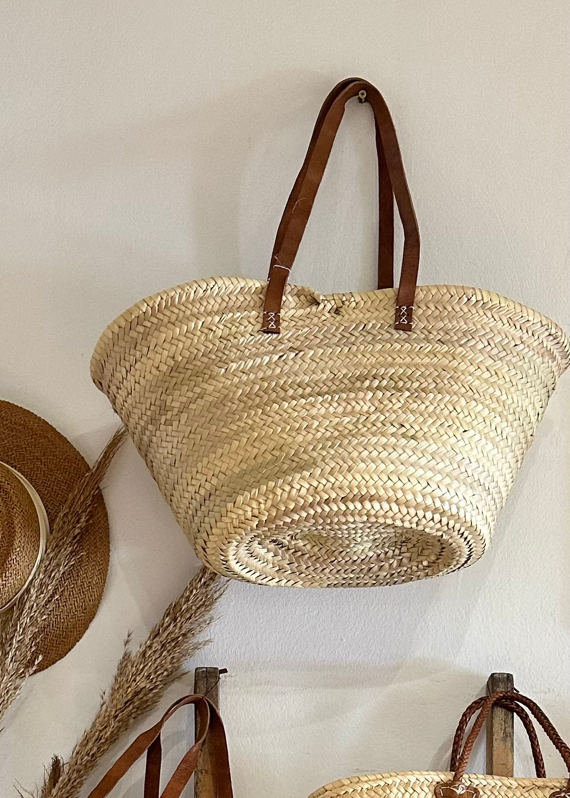 Beatrice Straw Basket Bag