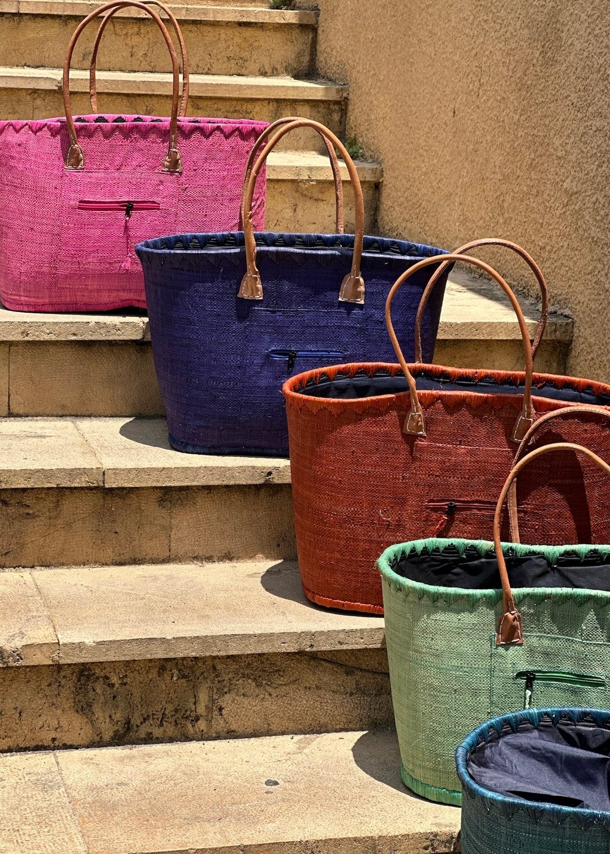 Madagascar Straw Bag