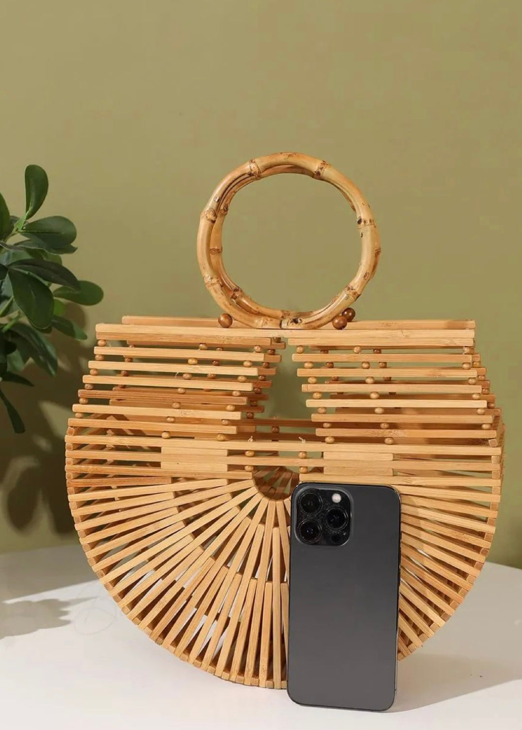 Natasha Bamboo Bag