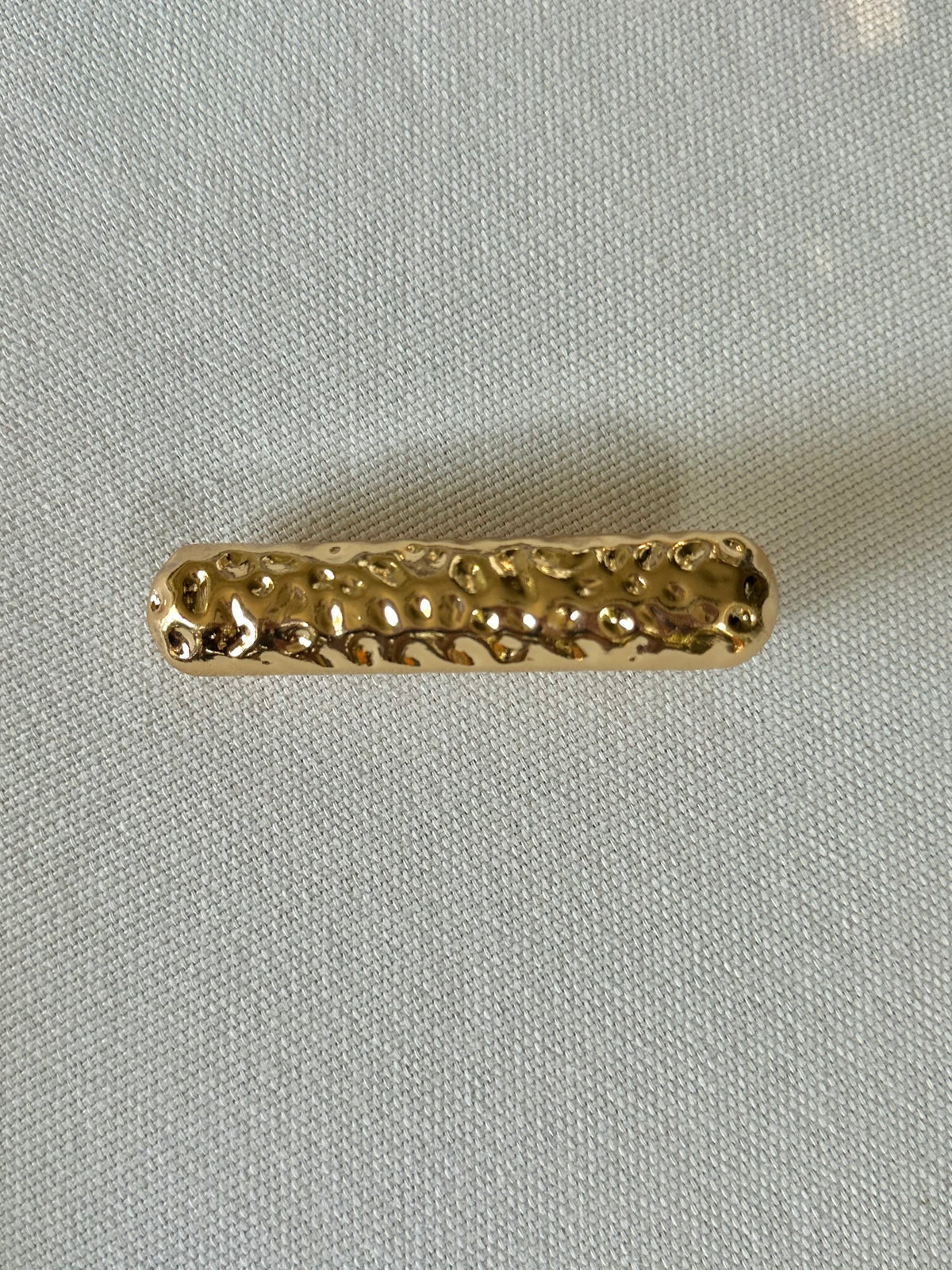 Hammered Bar Barrette