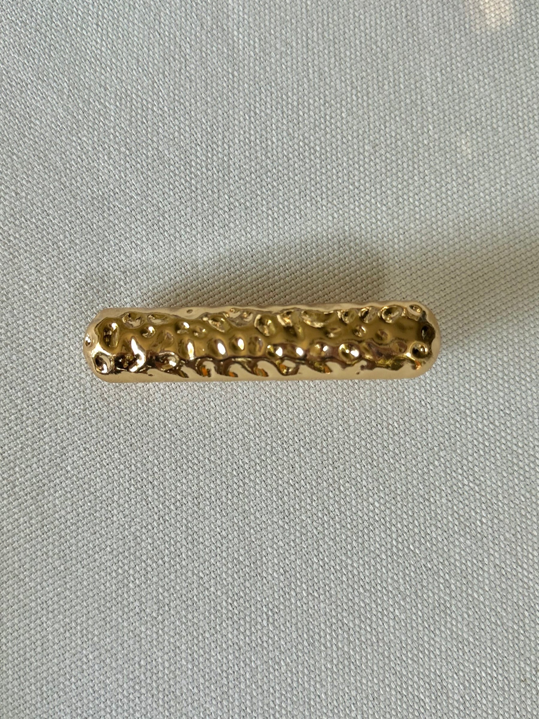 Hammered Bar Barrette