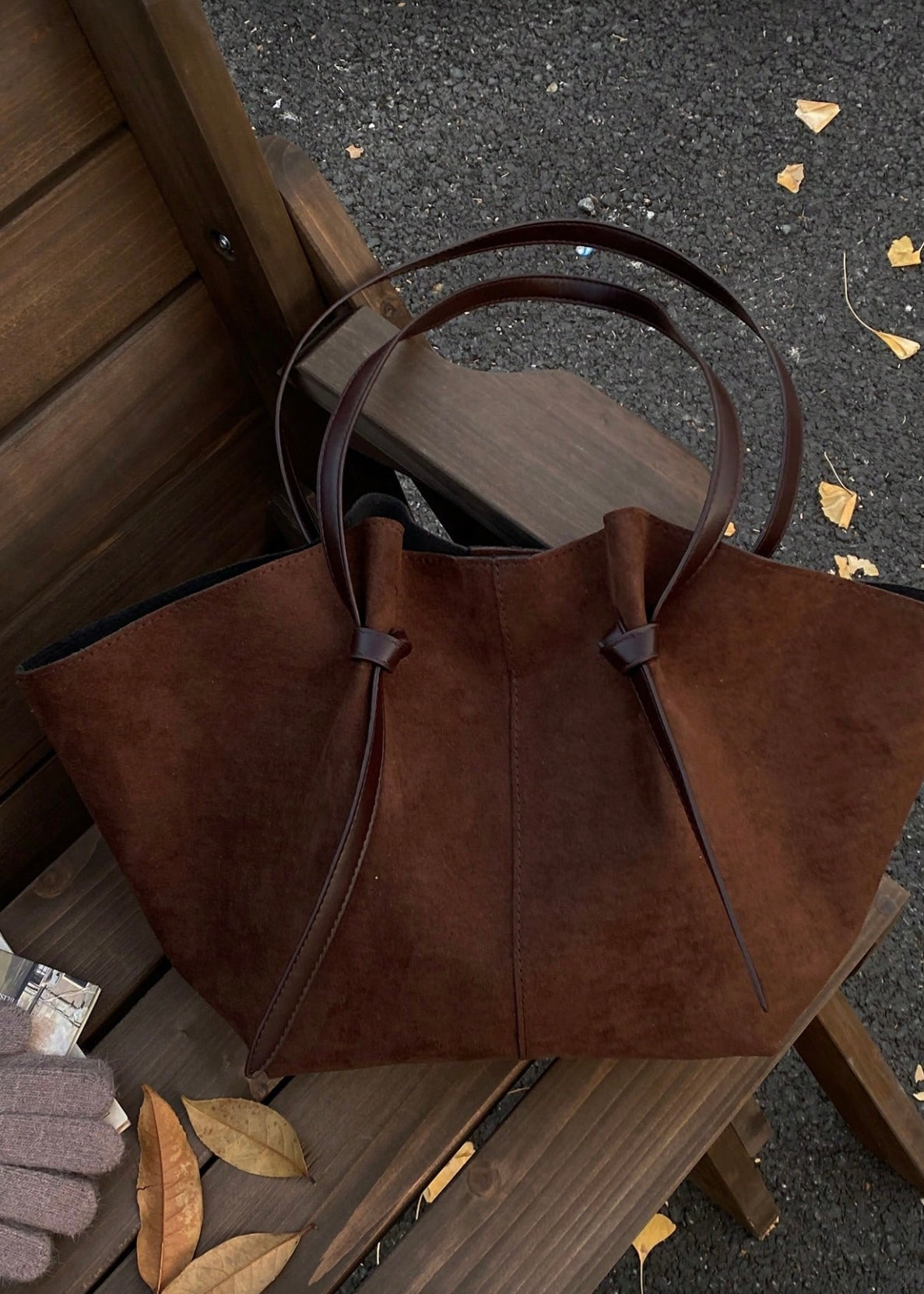 Elowen Maple Suede Bag