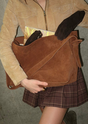 Aubrée Nutmeg Suede Bag