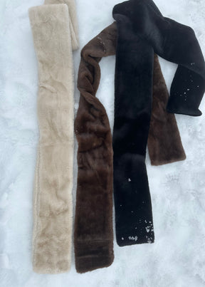 Inès Fur Scarf