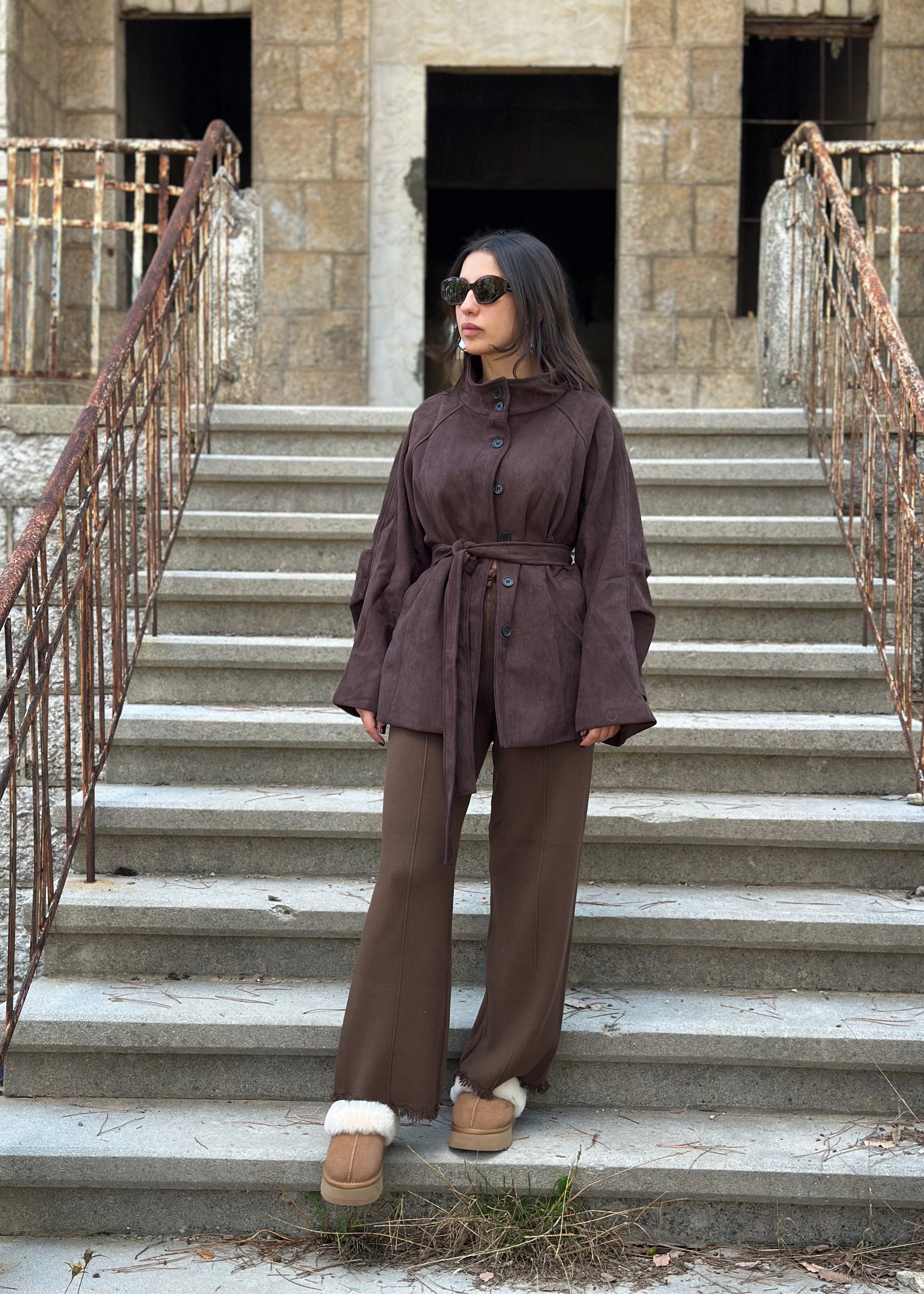 Charlotte Wool Wide-Leg Pants