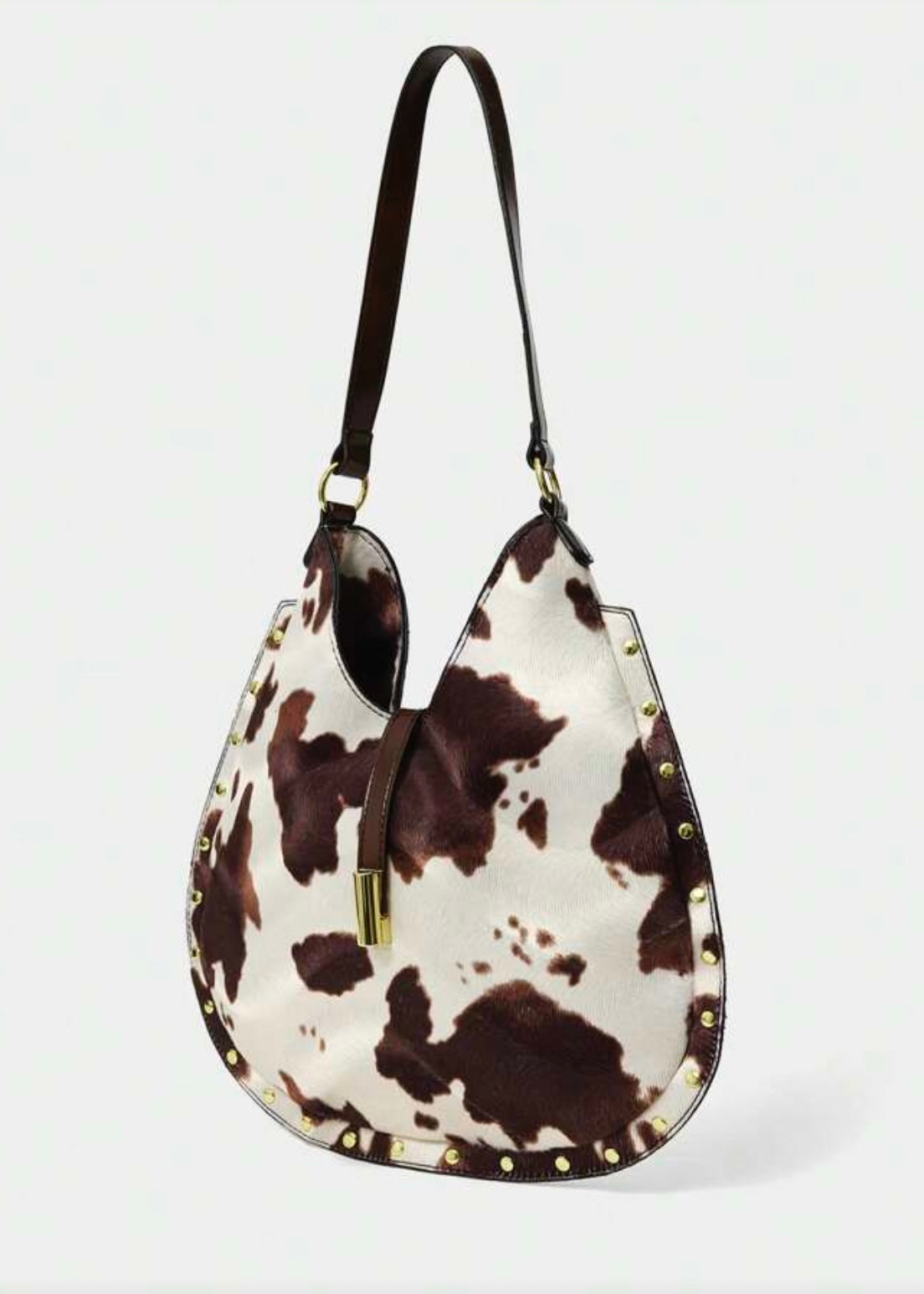 Mila Cocoa Animal Print Bag