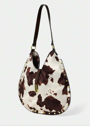 Mila Cocoa Animal Print Bag