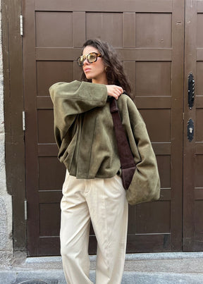 Suede Muse Bomber