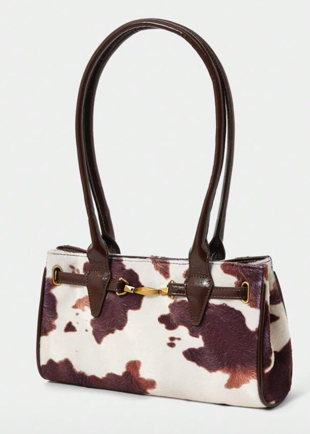 Clea Cinammon Animal Print Bag